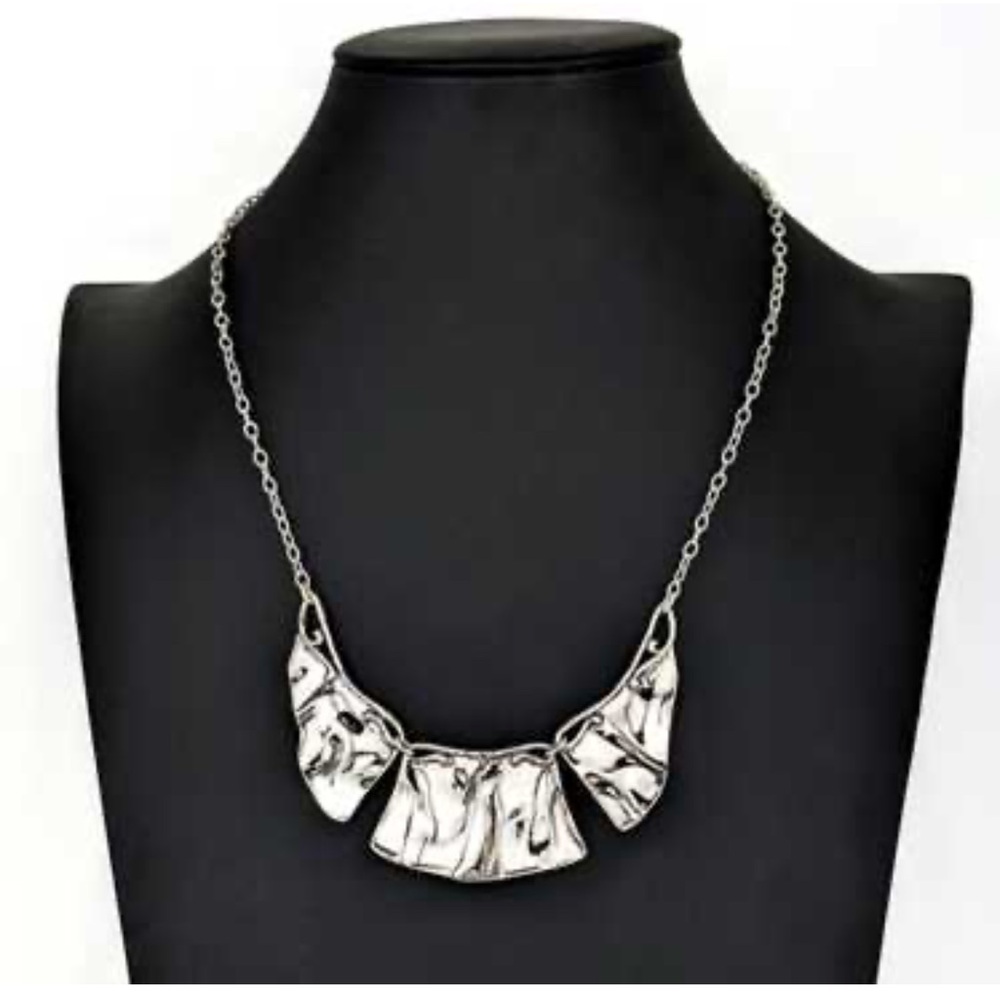 Holy Waters Sterling Silver Panel Necklace by Passage to Israel